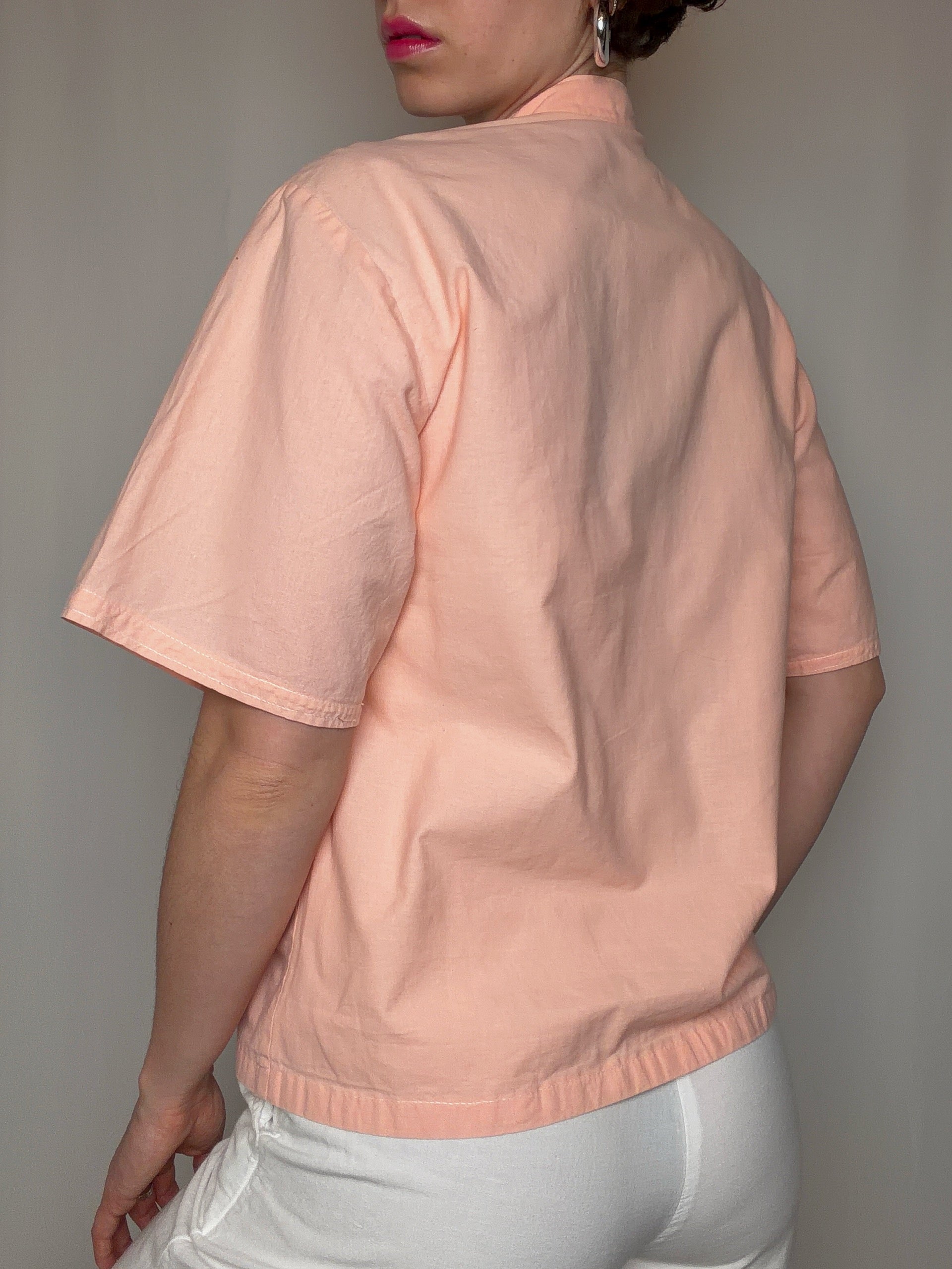 Hemd mit Lacoste-Details M, Vintage