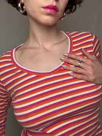 Top rayé S/M vintage