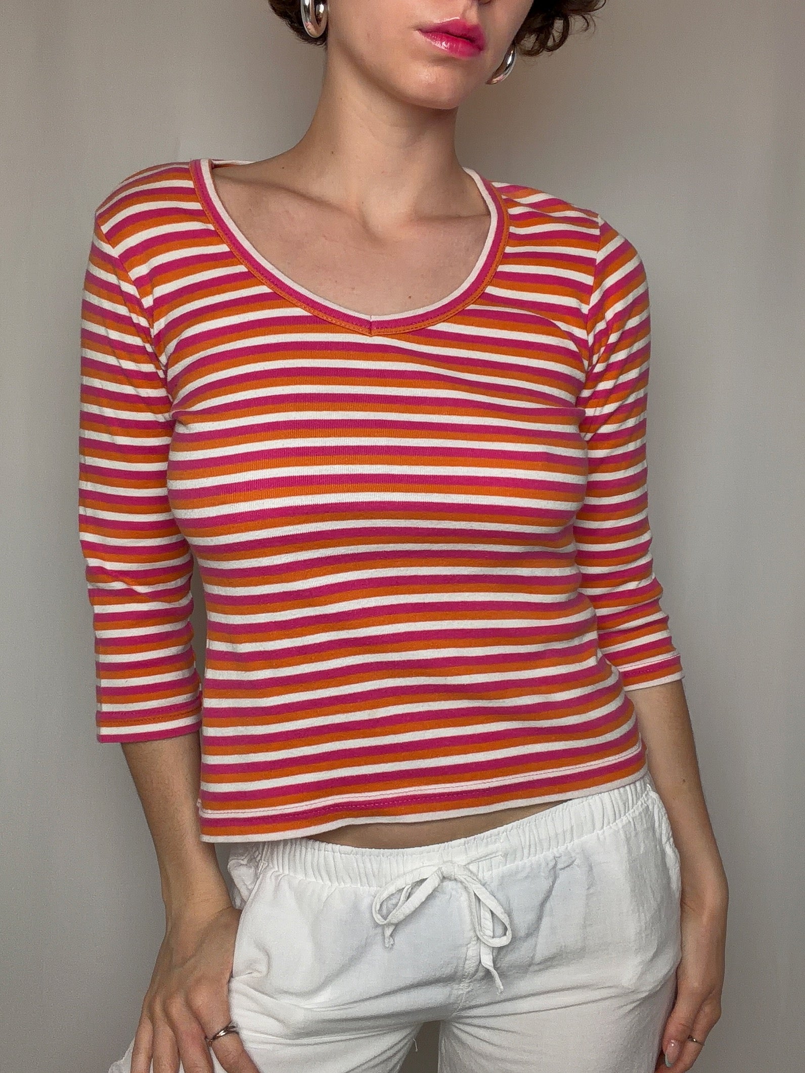 Top rayé S/M vintage