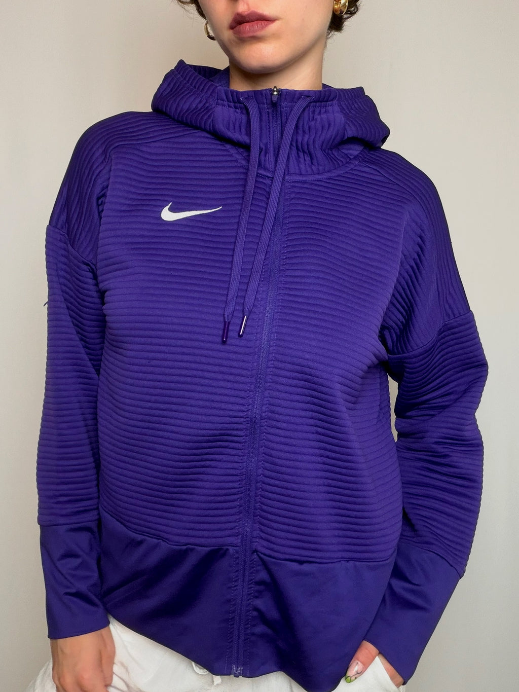 Vintage black leather shoulder bag