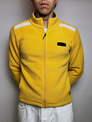 Polaire zippée jaune FILA S/M vintage