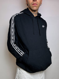 NIKE L Vintage Schwarzer Hoodie