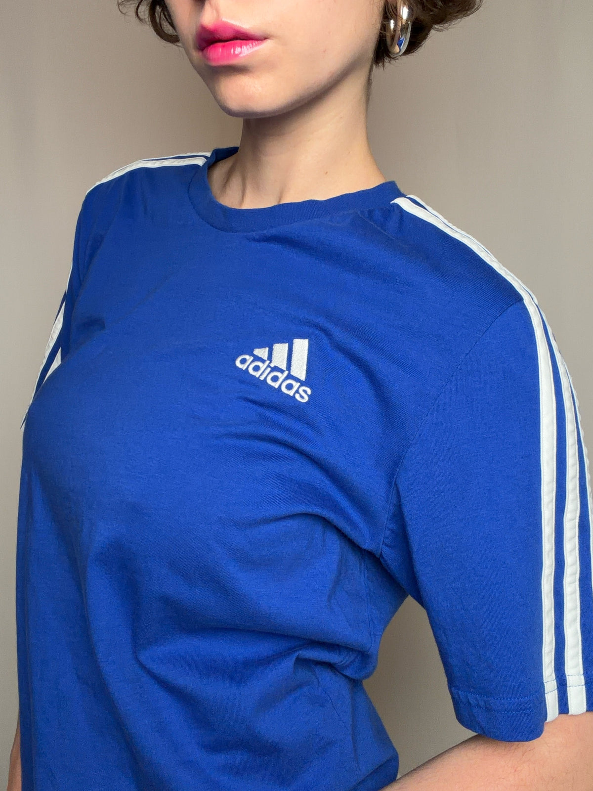 Tshirt bleu Adidas M vintage