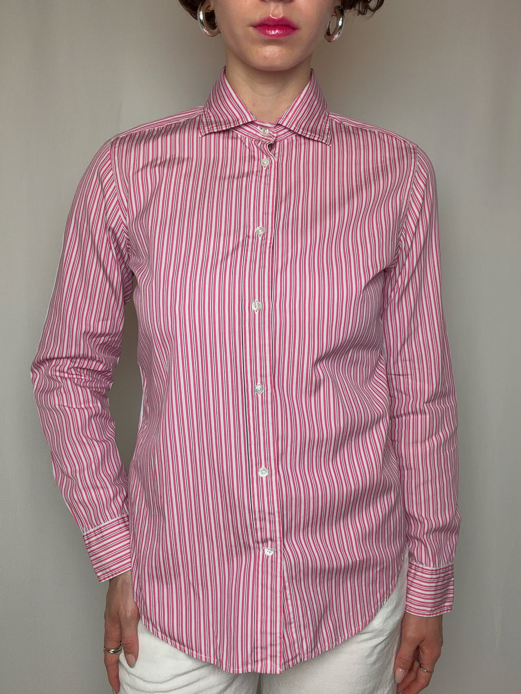 Chemise rose Ralph Lauren S vintage