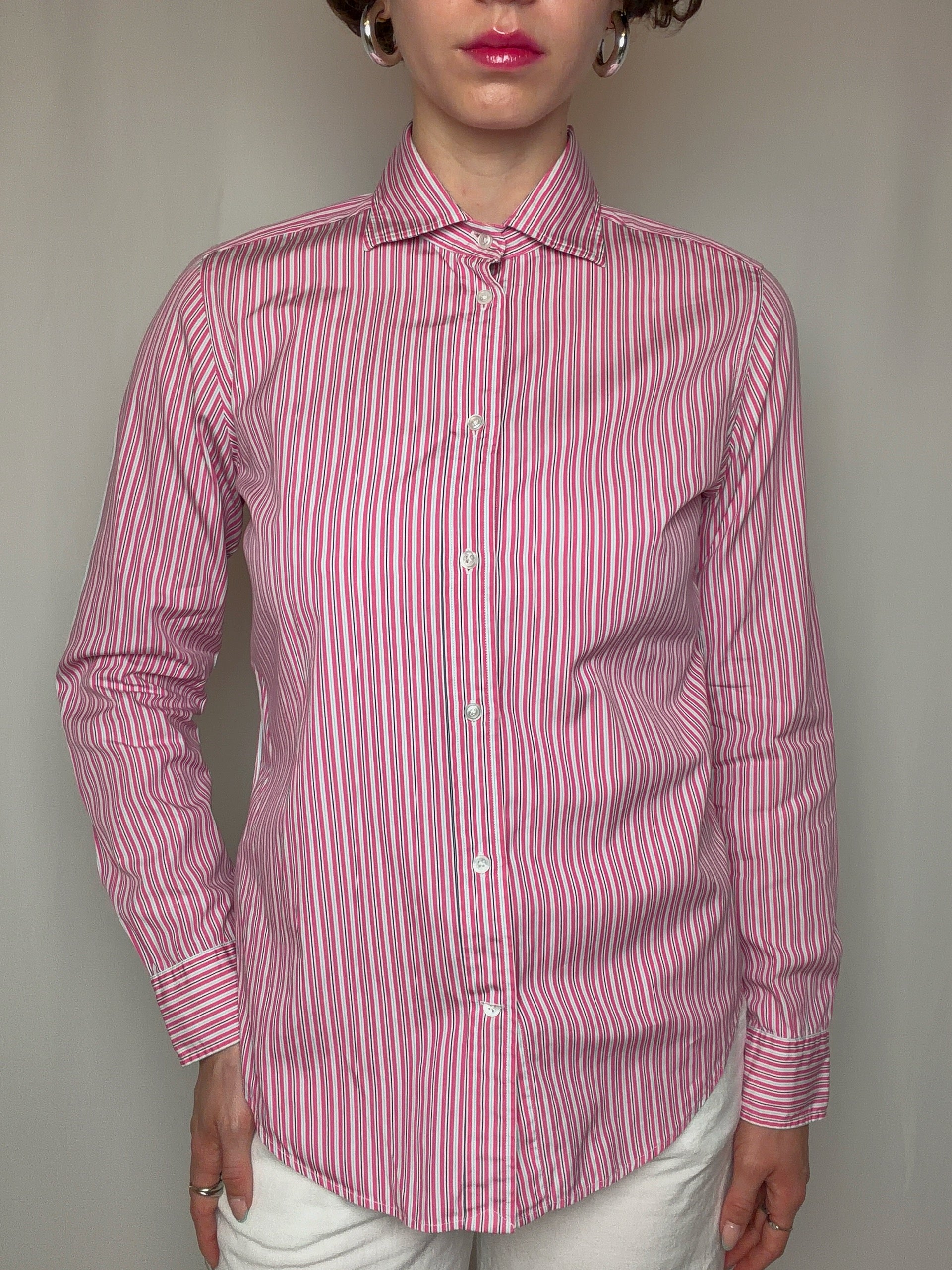 Chemise rose Ralph Lauren S vintage