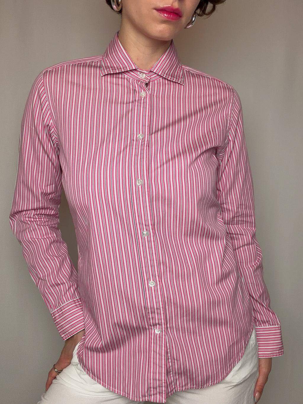 Chemise rose Ralph Lauren S vintage