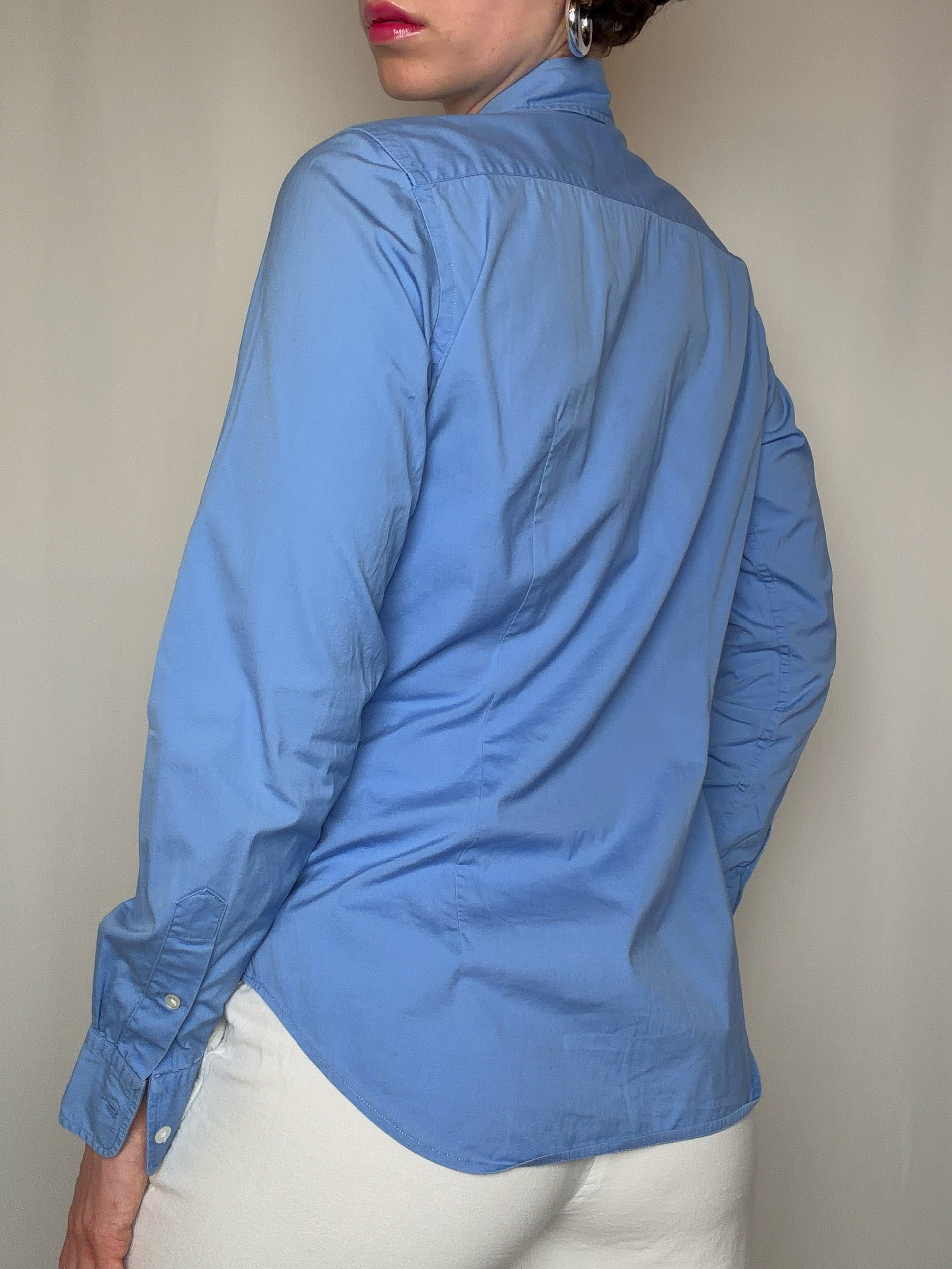 Chemise bleue Ralph Lauren S vintage