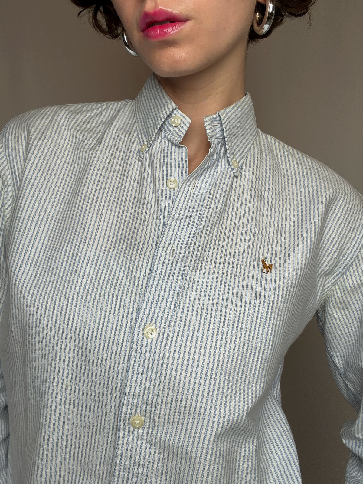 chemise rayée Ralph Lauren S vintage