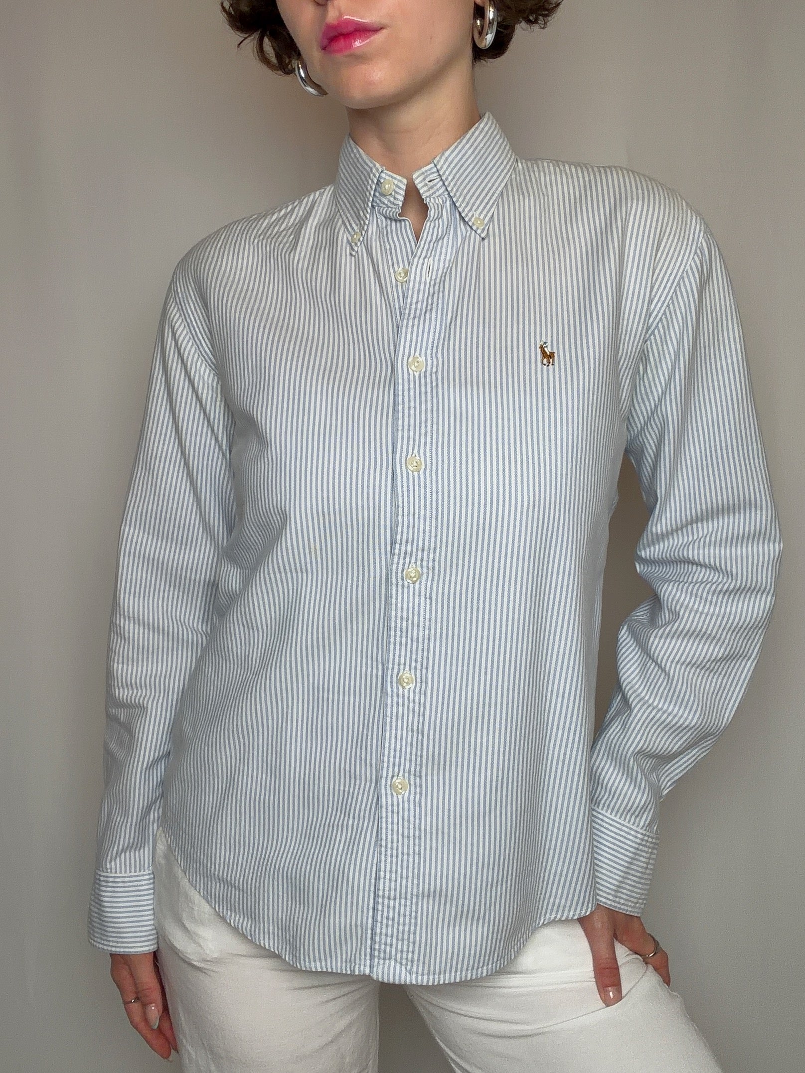 chemise rayée Ralph Lauren S vintage