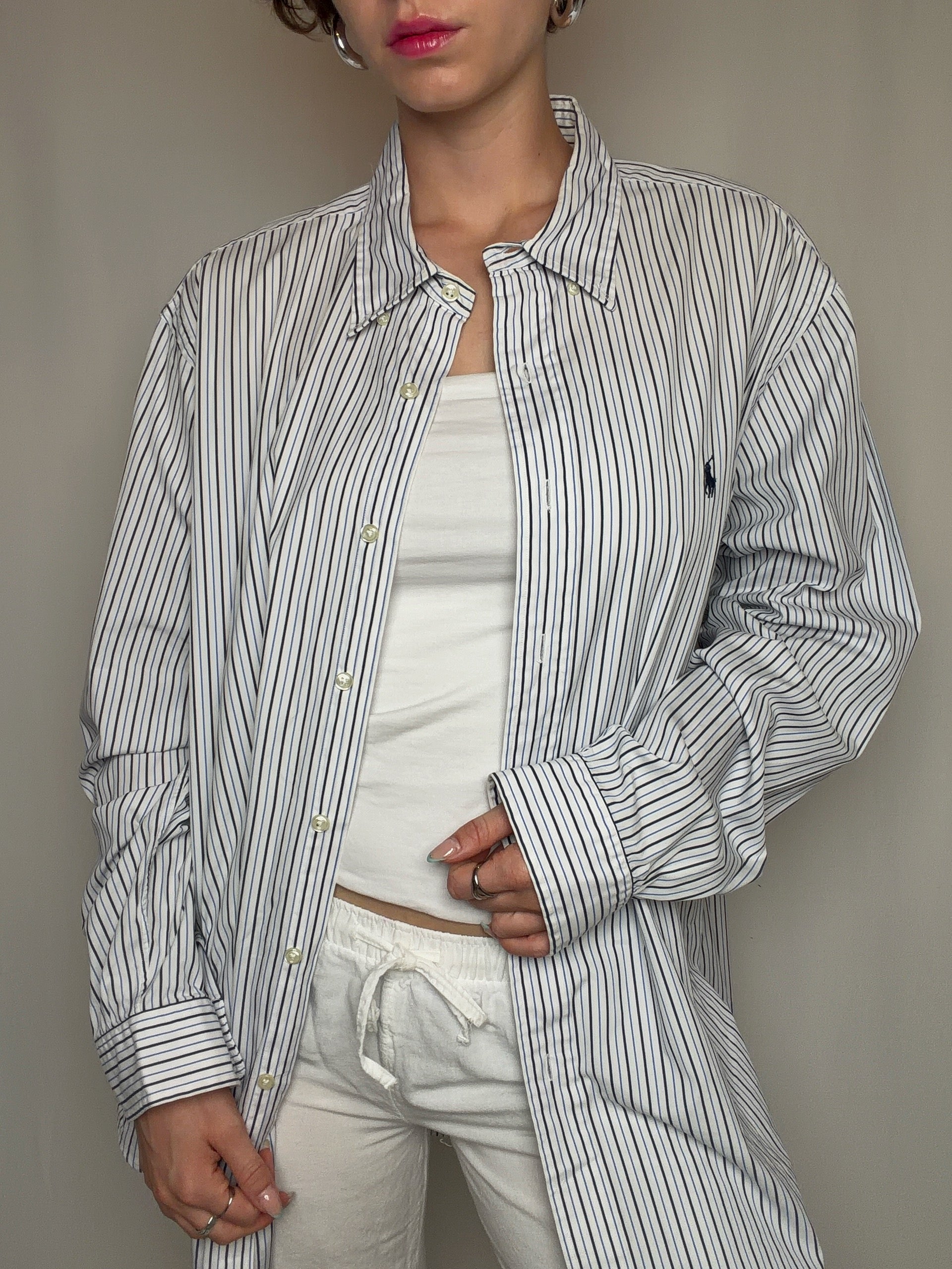 chemise rayée Ralph Lauren XXL vintage