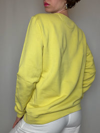 sweat jaune Best Company M vintage
