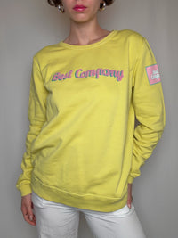 sweat jaune Best Company M vintage