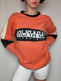 sweat orange Napapijri L vintage