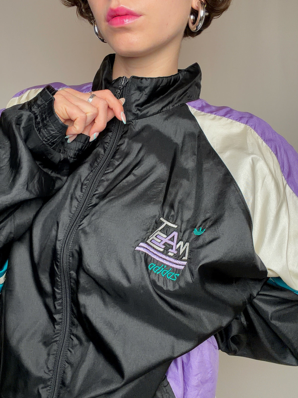Wintbreaker tricolore adidas XL vintage