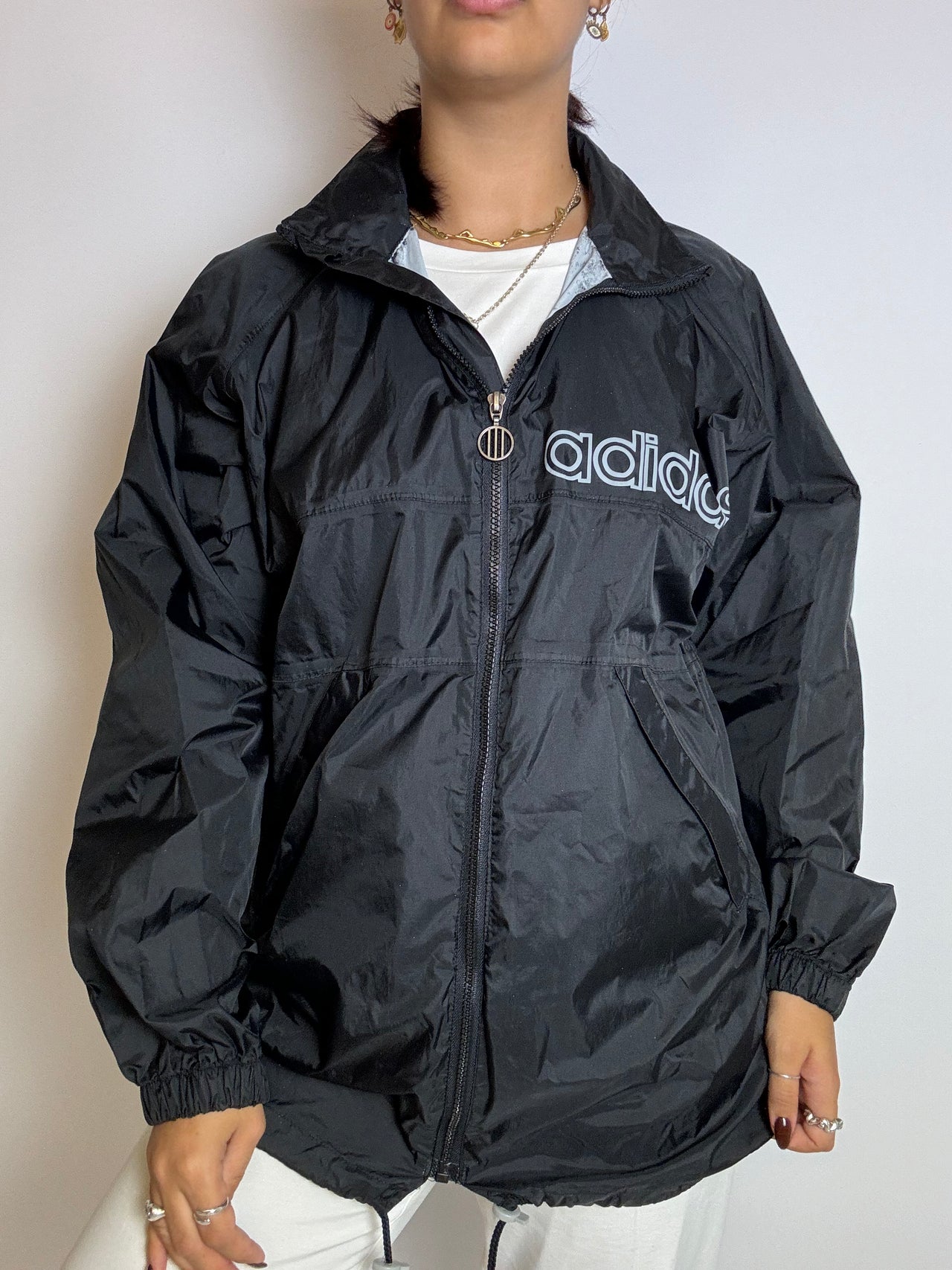 Vintage Adidas windbreaker jacket L 