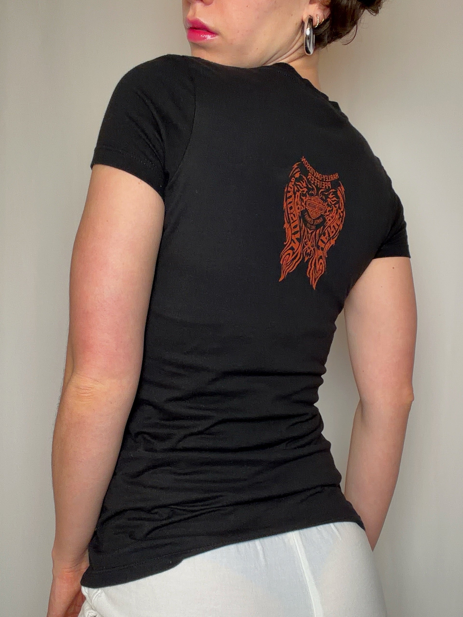 Tshirt noir Harley davidson XS vintage