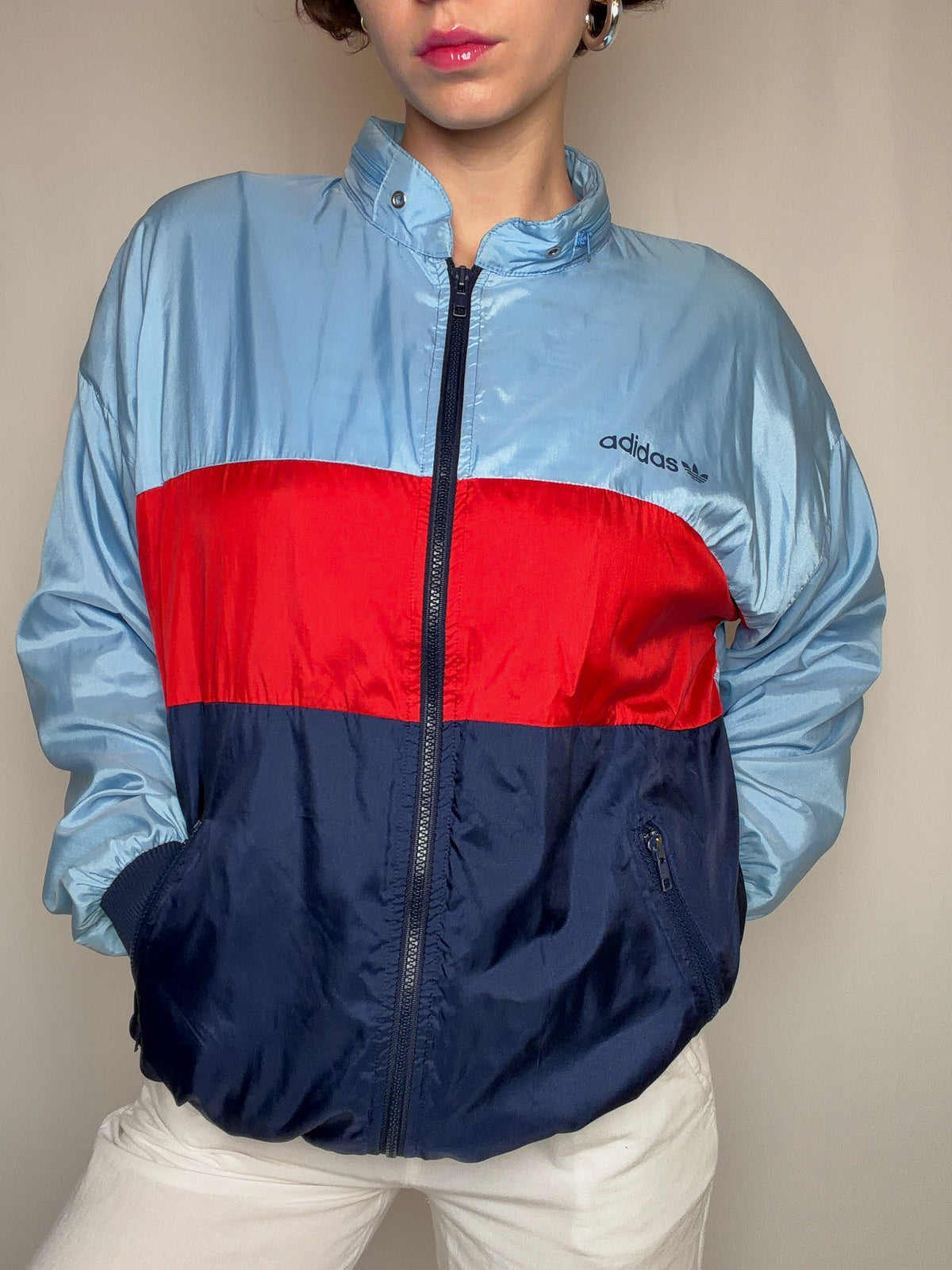Wintbreaker tricolore adidas M/L vintage