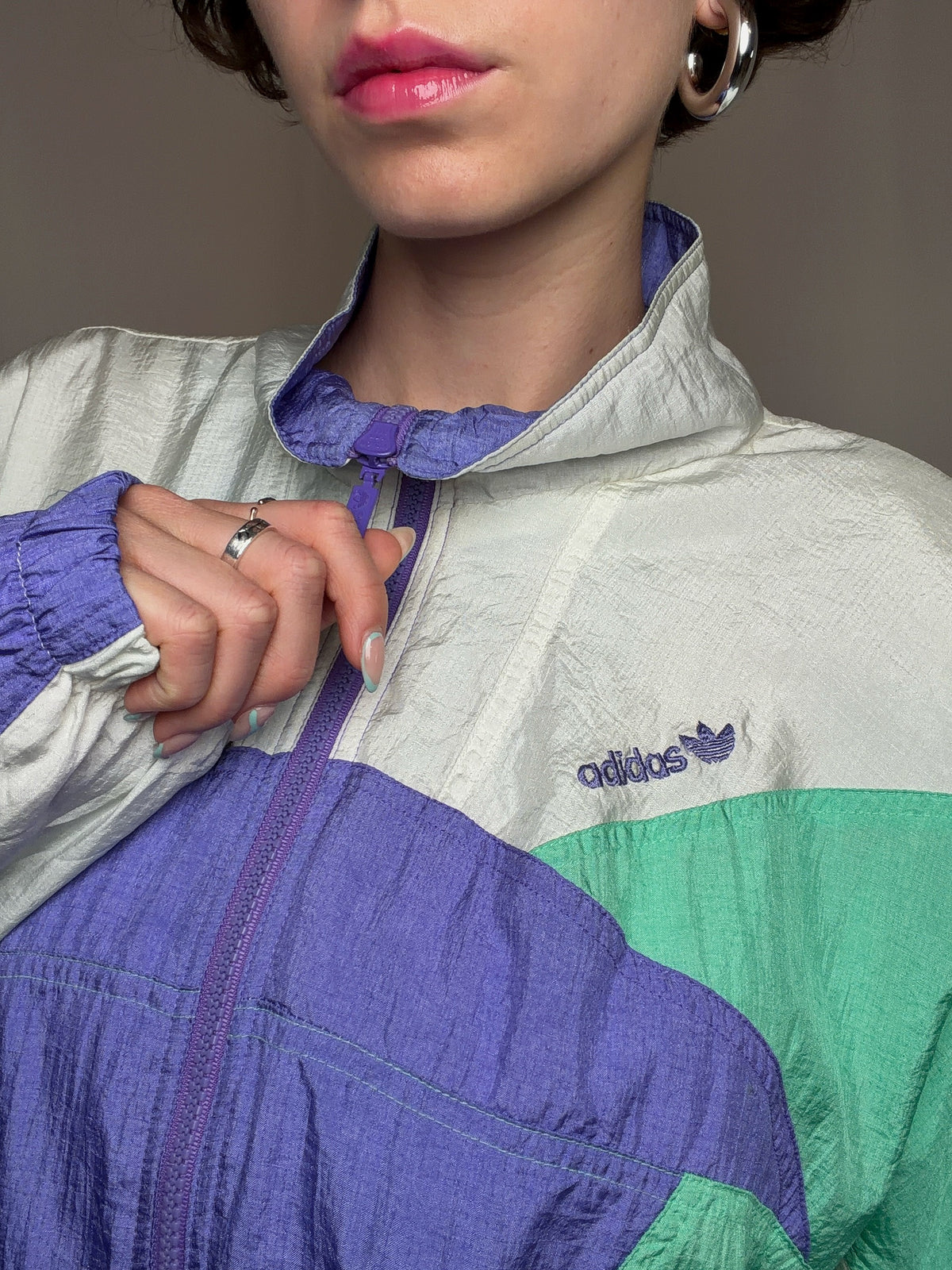 Wintbreaker tricolore adidas M/L vintage