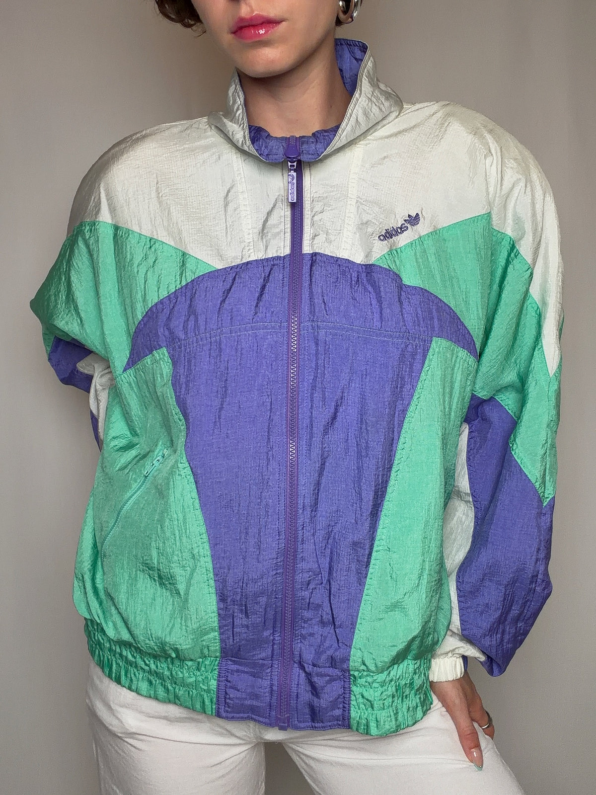 Wintbreaker tricolore adidas M/L vintage