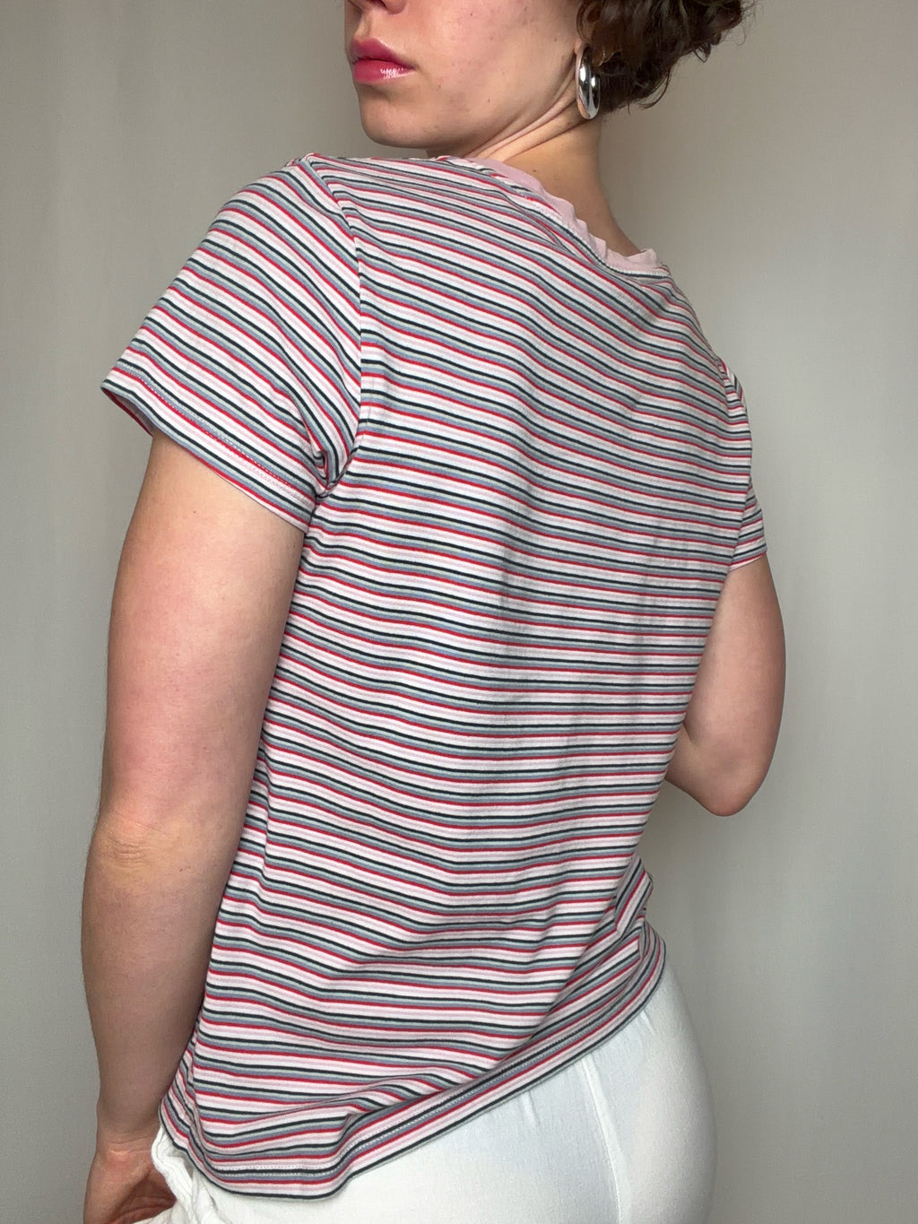 Levi's pink striped vintage T-shirt S