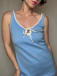 Robe bleu Fila M vintage