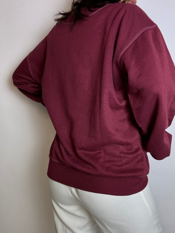 Vintage dark pink/burgundy American sweater L 