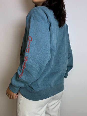 Vintage entenblaues Sweatshirt L 