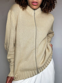 Cardigan beige FRED PERRY M vintage