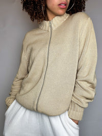 Cardigan beige FRED PERRY M vintage
