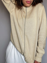Cardigan beige FRED PERRY M vintage
