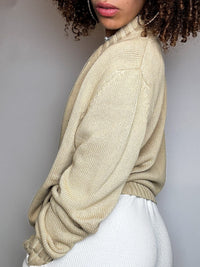 Cardigan beige FRED PERRY M vintage
