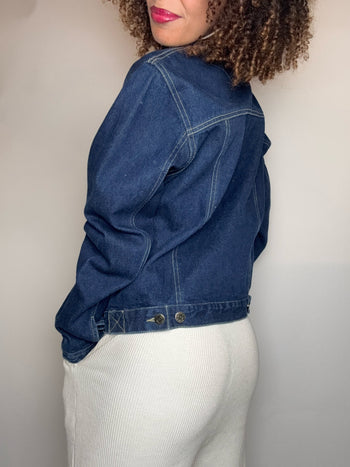 Vintage Wampum leichte Jeansjacke 
