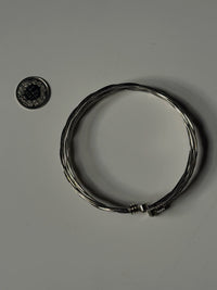 Vintage Armreif, silberfarben
