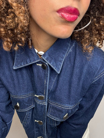 Vintage Wampum leichte Jeansjacke 