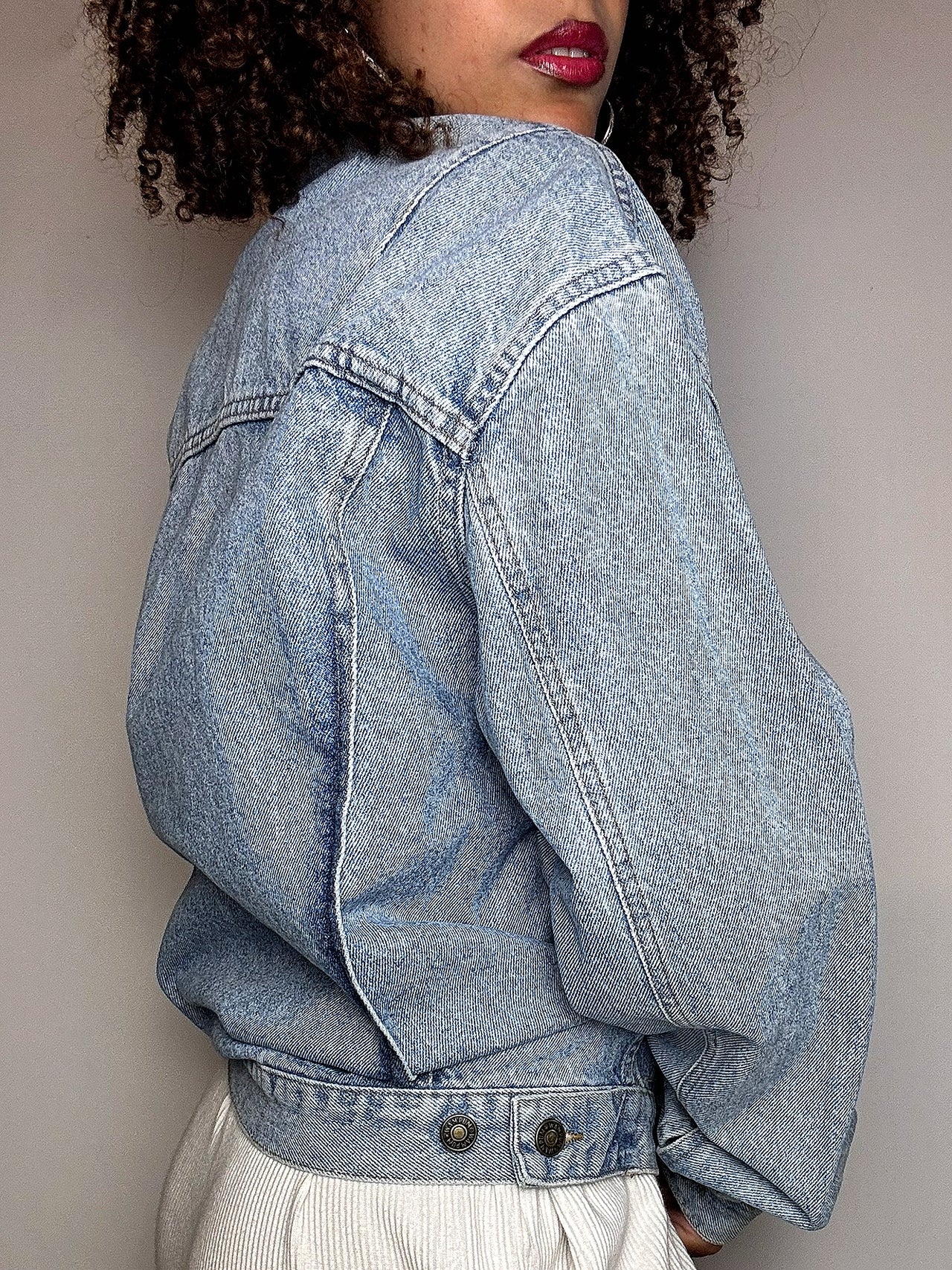 Vintage Wampum leichte Jeansjacke 