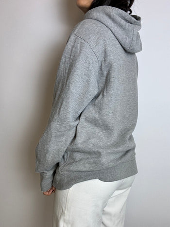 Pull sweat américain gris vintage L