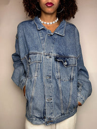 Vintage Wampum leichte Jeansjacke 
