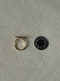 Bague dorée papillon avec petites pierres vintage