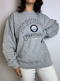 Vintage gray Pittsburgh sweatshirt L 
