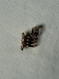 Bague double phalange dorée vintage