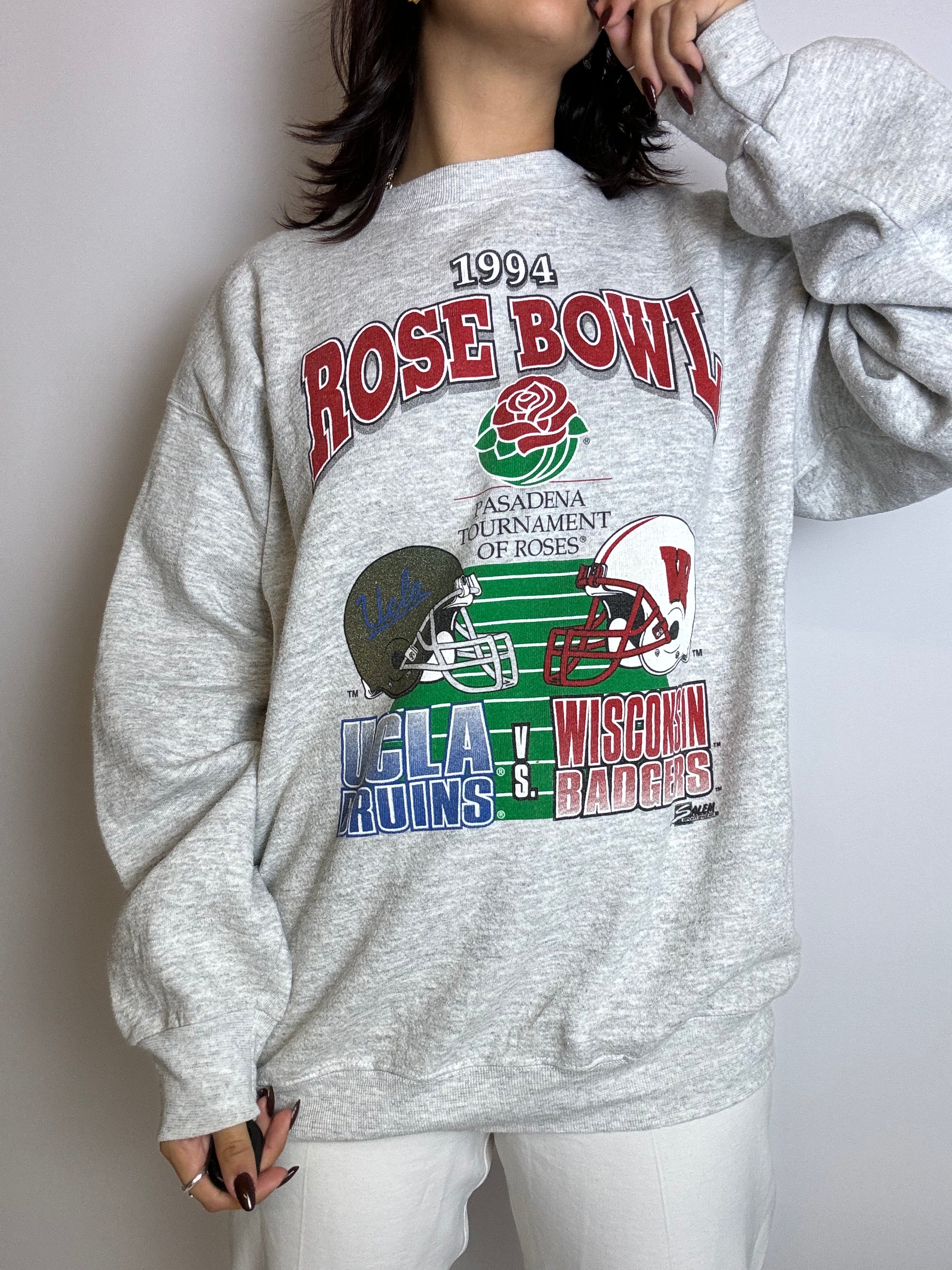 Vintage gray Rose Bowl sweatshirt XL 