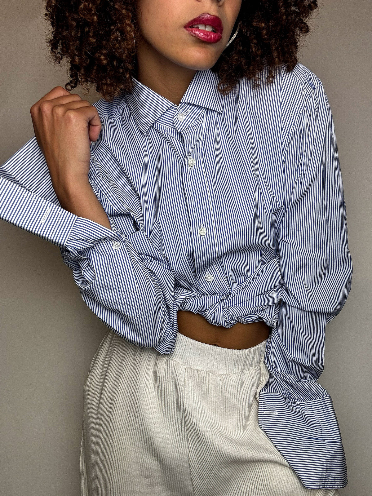 Chemise rayée RALPH LAUREN M vintage