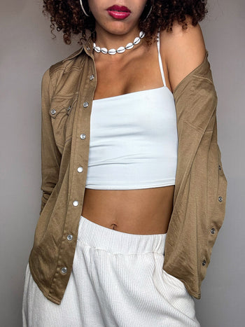 Chemise effet daim RALPH LAUREN M vintage