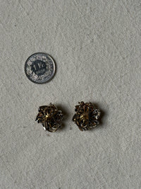 Boucles d'oreille soleil brillant vintage