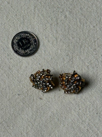 Boucles d'oreille soleil brillant vintage