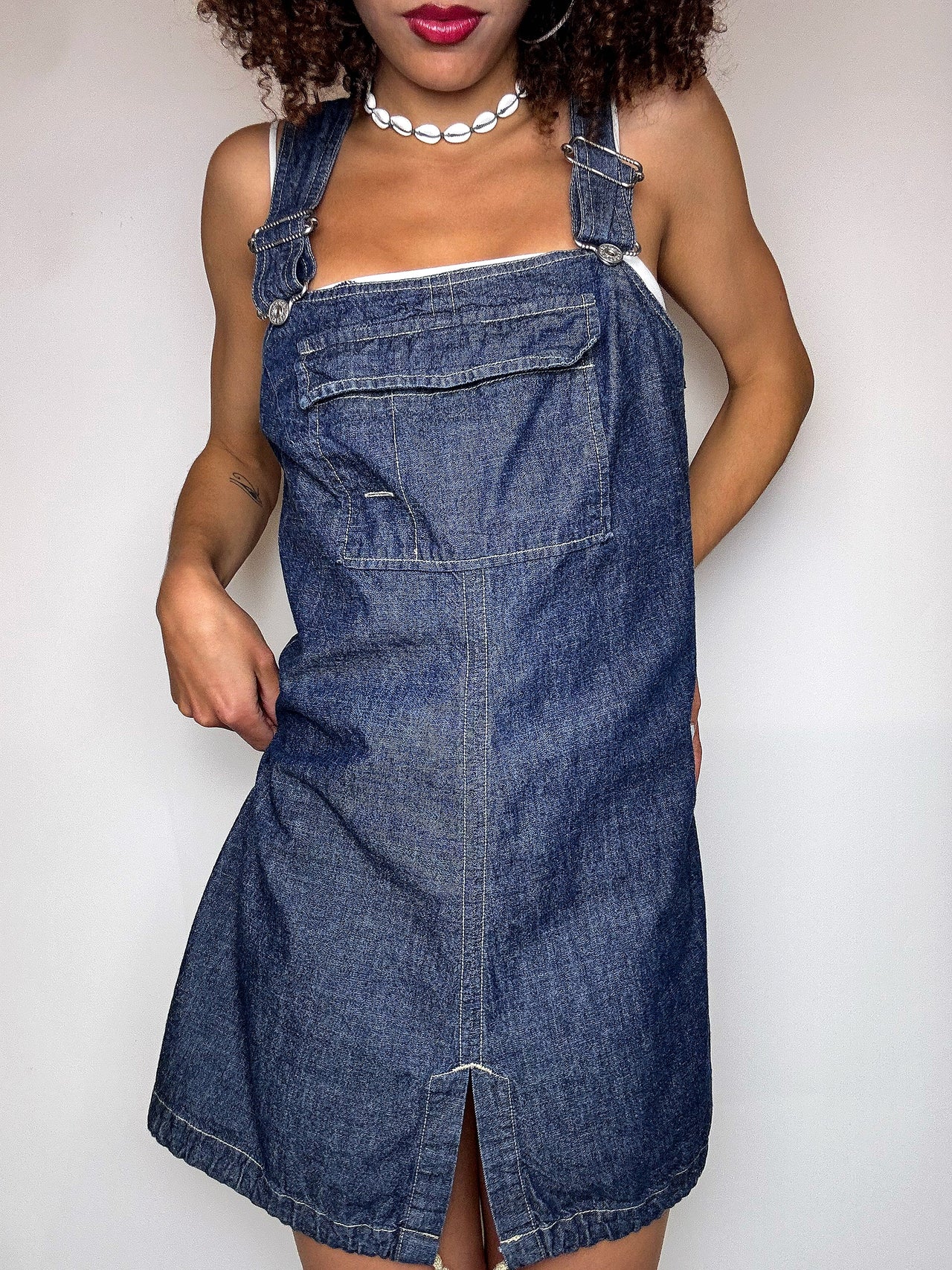 Robe salopette en denim foncé REPLAY M vintage