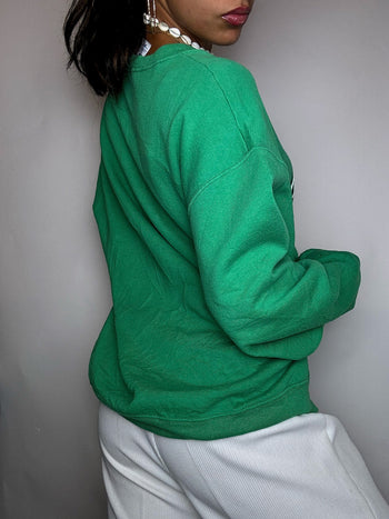 Sweat col vert MARSHALL L vintage
