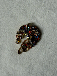 Vintage gemstone brooch