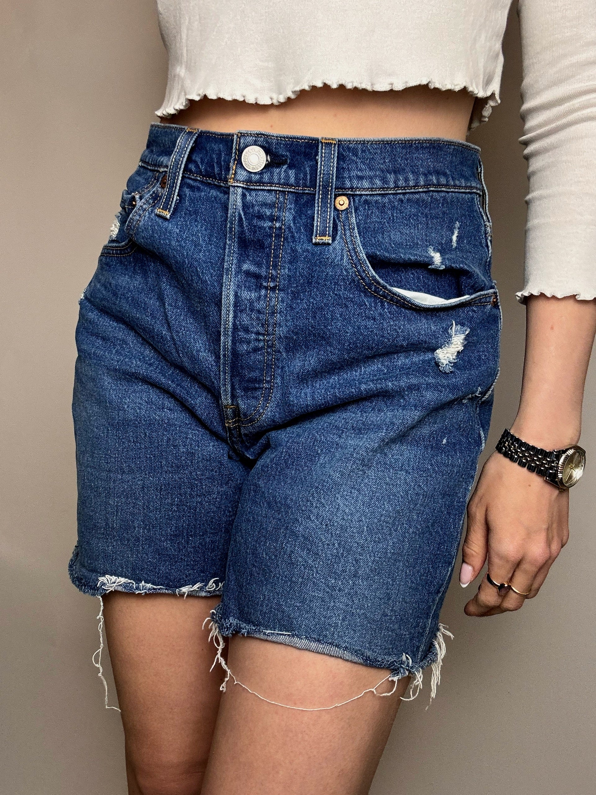 Short en jean LEVI'S M/L vintage