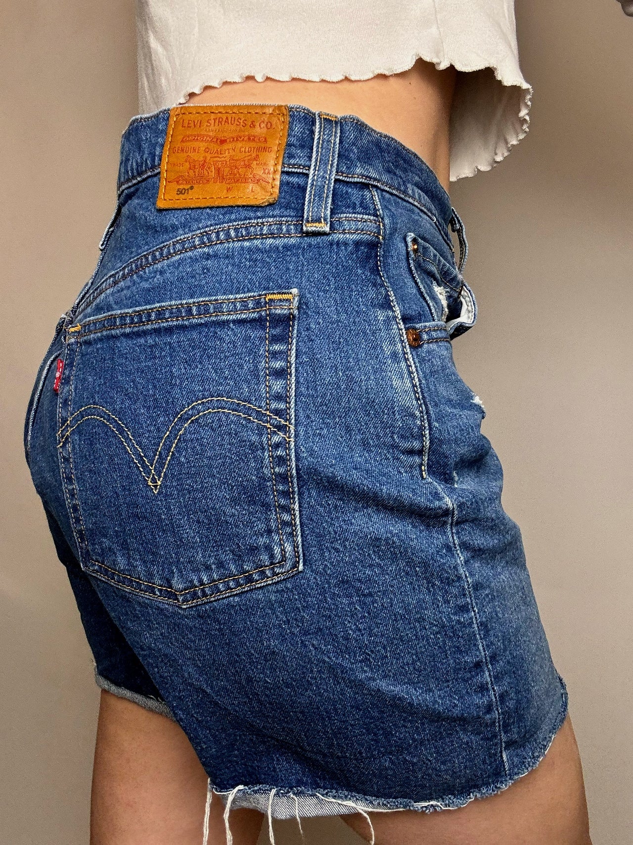 Short en jean LEVI'S M/L vintage